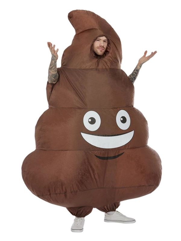 Smiffys Inflatable Poop Costume, Brown 3 Smiffys Inflatable Poop Costume, Brown