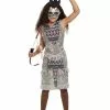 Smiffys Dark Spirit Warrior Costume, Grey, -Wigs Shop 63088 3