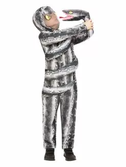 Smiffys Serpent Costume, Grey