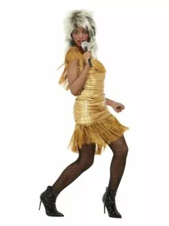 Smiffys Simply The Best Legend Tina Costume, Gold