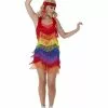 Smiffys Rainbow Pride 20s Flapper Dress, Multicoloured 1 Smiffys Rainbow Pride 20s Flapper Dress, Multicoloured -Wigs Shop 70030 3