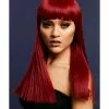 Smiffys Fever Alexia Wig, True Blend, Ruby Red -Wigs Shop 70287 3