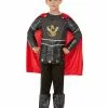 Smiffys Deluxe Knight Costume, Black -Wigs Shop 71009 11