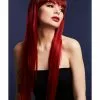 Smiffys Fever Jessica Wig, True Blend, Ruby Red -Wigs Shop 71098 4