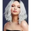Smiffys Fever Cara Wig, Two Toned Blend, Ice Silver -Wigs Shop 72031 1