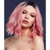 Smiffys Fever Cara Wig, Two Toned Blend, Ash Pink -Wigs Shop 72034