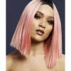Smiffys Fever Kylie Wig, Two Toned Blend, Coral Pink -Wigs Shop 72041 2