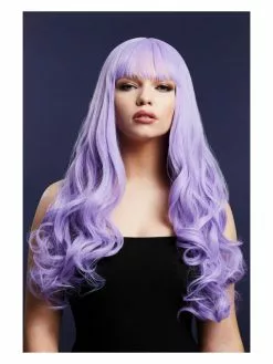 Smiffys Fever Gigi Wig, Violet