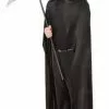 Bristol Novelty Hooded Cape – Black -Wigs Shop AC104 scaled 1