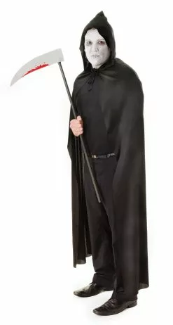 Bristol Novelty Hooded Cape – Black