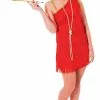 Bristol Novelty Flapper Dress – Ruby -Wigs Shop AC184 scaled 1