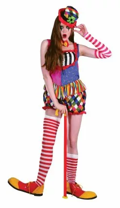Bristol Novelty Rainbow Clown (Female)