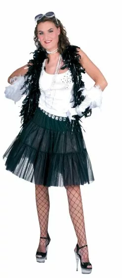 Bristol Novelty Long Petticoat (Black) – Black