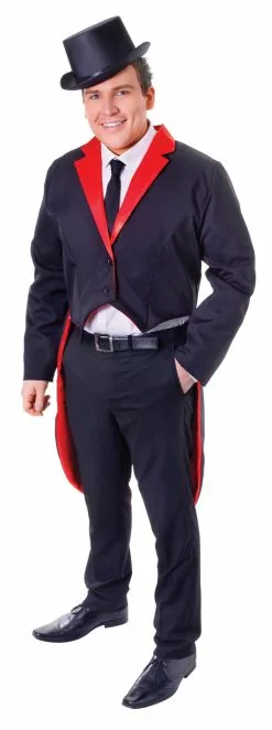 Bristol Novelty Tailcoat (Black/Red)