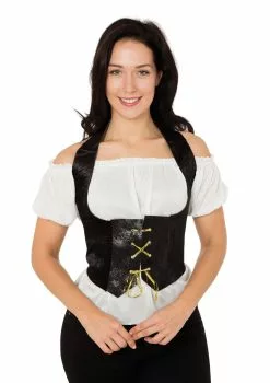 Bristol Novelty Black Velvet Corset