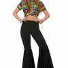 Bristol Novelty Bell Bottom Trousers (Black) 2 Bristol Novelty Bell Bottom Trousers (Black) -Wigs Shop AC78778 scaled 1