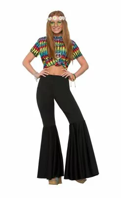 Bristol Novelty Bell Bottom Trousers (Black)
