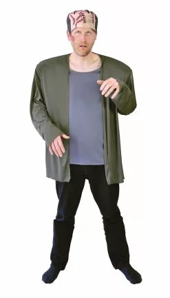 Bristol Novelty Frankenstein Costume + Headpiece