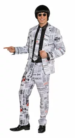 Bristol Novelty Newspaper Suit