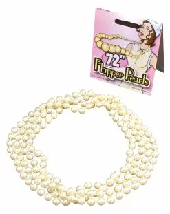 Bristol Novelty Flapper Beads (Pearl)