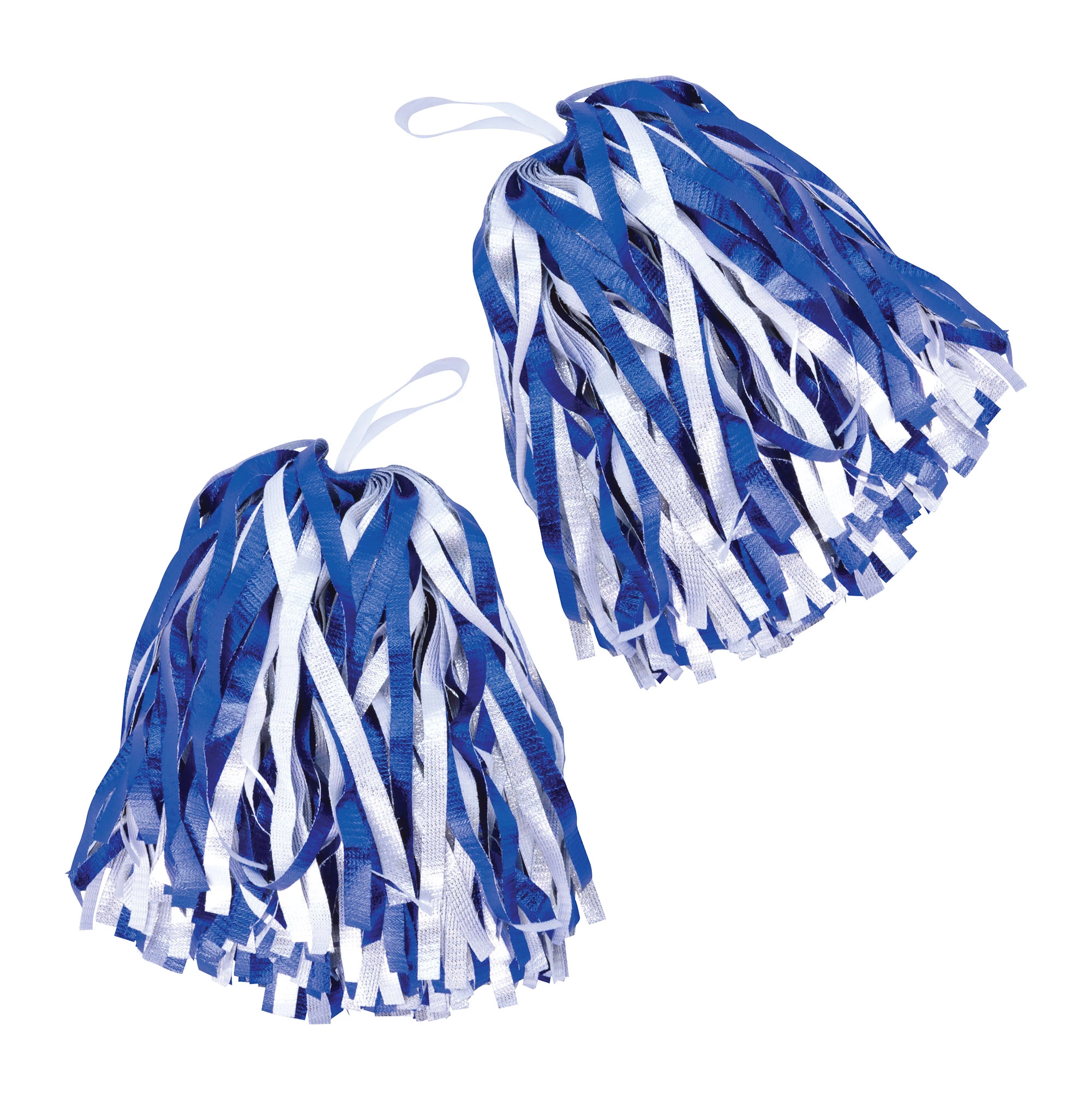 Bristol Novelty Blue/White Pom Poms 3 Bristol Novelty Blue/White Pom Poms