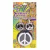 Bristol Novelty Peace Sign Necklace & Earrings -Wigs Shop BA256