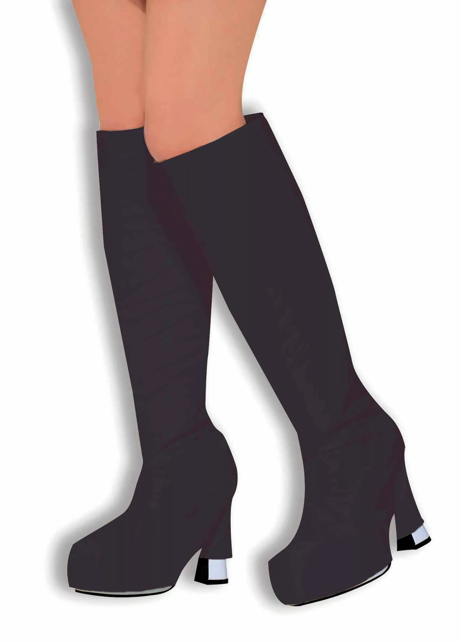 Bristol Novelty Go Go Boot Tops Black 3 Bristol Novelty Go Go Boot Tops Black