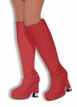 Bristol Novelty Red Go Go Boot Tops