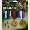 Bristol Novelty Military Medals (3 Pieces) -Wigs Shop BA584