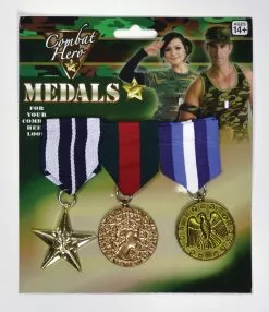 Bristol Novelty Military Medals (3 Pieces)