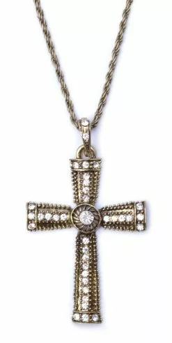 Bristol Novelty Cross Jewelled Necklace