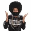 Bristol Novelty Afro Wig + Facial Hair -Wigs Shop BW749
