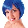 Bristol Novelty Flirty Flick Wig Blue