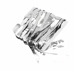 Bristol Novelty Silver Tinsel Curtain