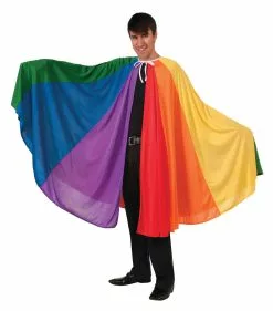 Bristol Novelty Rainbow Cape (Long)
